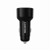 Car charger CANYON OnDrive 60 PD 60W 2xUSB-C — 60W power, 2 USB-C ports, black