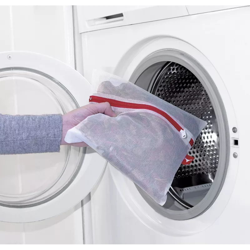 Laundry Wash Bag JATA HPLA5210 White Polyester
