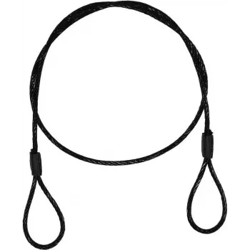 Steel cable EUROLITE 58010455, length 900 mm, diameter 4 mm, black