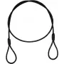 Steel cable EUROLITE 58010455, length 900 mm, diameter 4 mm, black