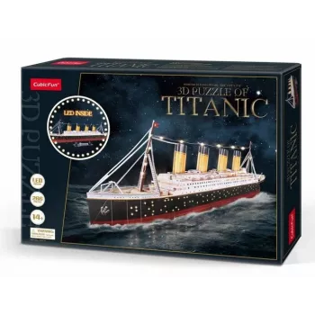 3D Puzzle CubicFun Titanic LED
