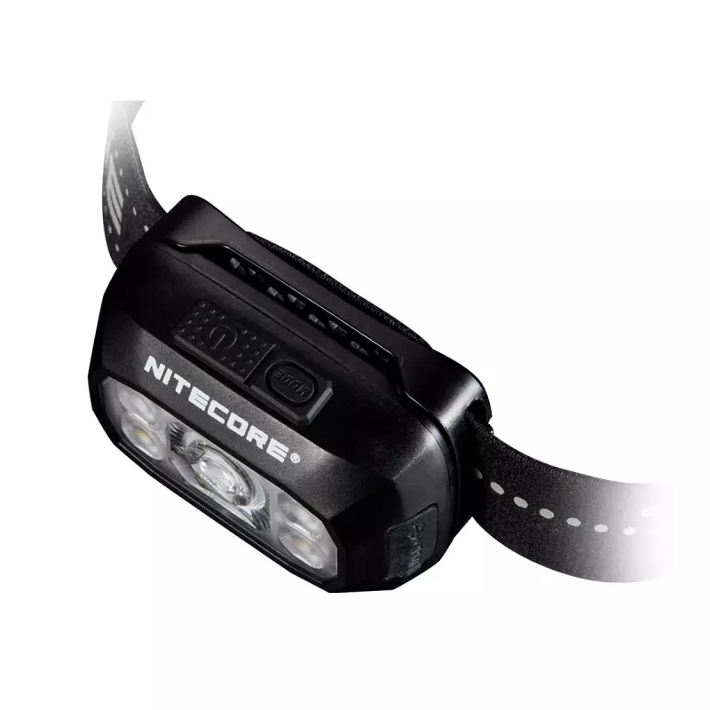 Headlamp Nitecore NU30 — compact wearable LED headlamp, up to 500 lumens, multiple output levels, red-light mode