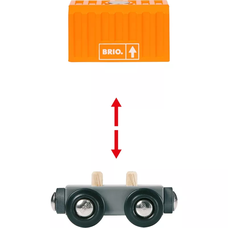 Train BRIO Three-Wagon Cargo Train