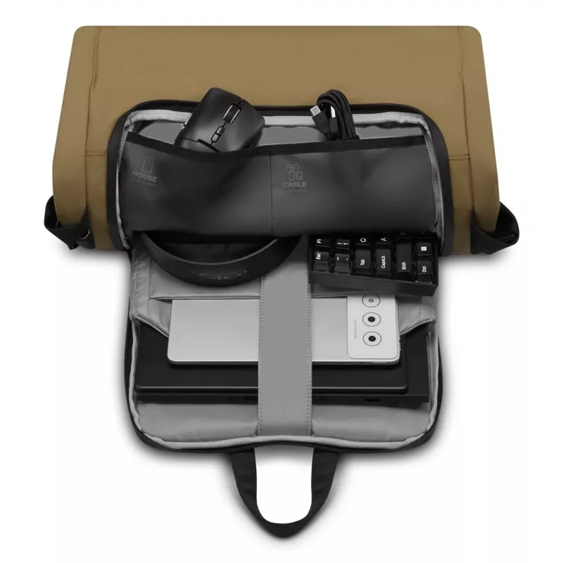 Backpack laptop case Lenovo GX41U39298 for 40.6 cm (16 inch) notebooks, Nylon/Polyester, 25 L, Black/Yellow