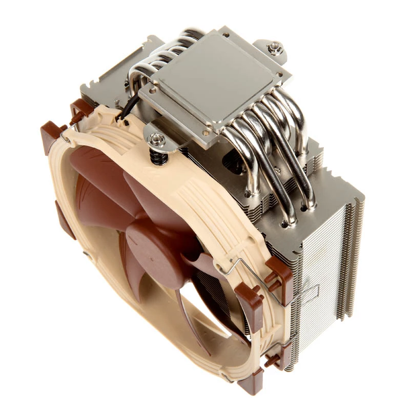 Noctua NH-U14S computer cooling component Processor Cooler 12 cm Brown, Stainless steel
