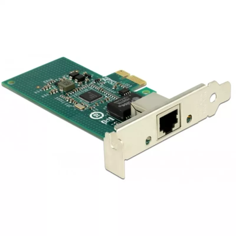 DeLock PCI Express Card > 1 x Gigabit LAN - Network Adapter - PCIe 2.1 Low-Profile - Gigabit Ethernet