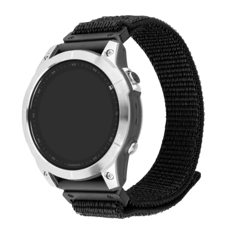 Replacement 22mm Sporty Strap for Garmin QuickFit by FIXED — 160–210 mm, Black