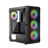 Computer Case Logic Concept Portos ARGB ATX Black