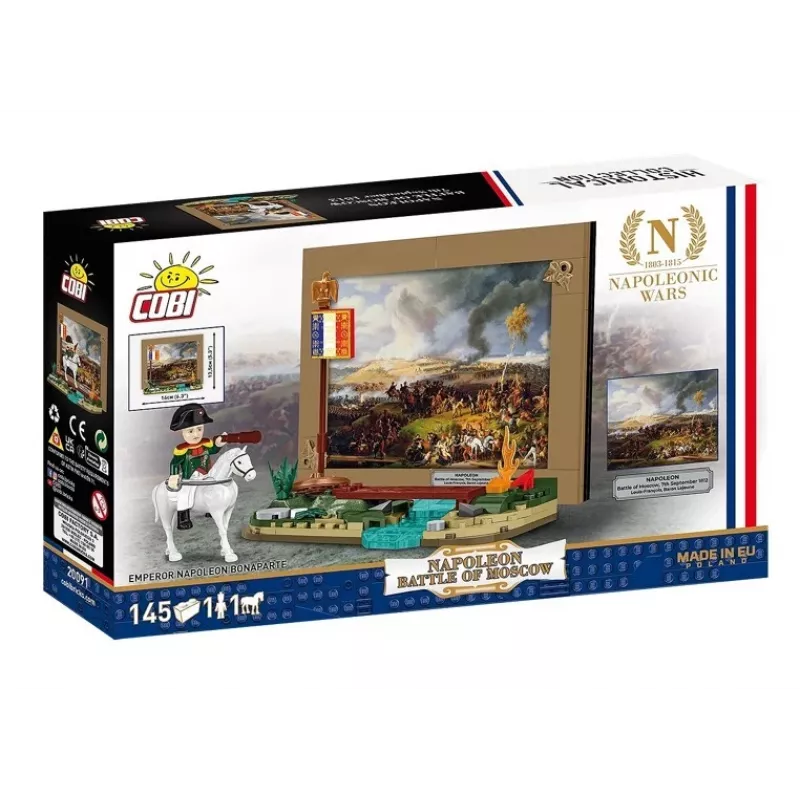 Construction set Cobi Napoleon’s Battle of Moscow 145 pieces model kit historical diorama