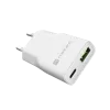 Power adapter NATEC Ribera NUC-2376 — 1× USB-A, 1× USB-C, 3 A output