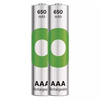 Batteries R03/AAA NI-MH 650mAh blister 2pcs.