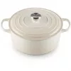 Le Creuset Signature Roaster round 26cm meringue (21177267164430)