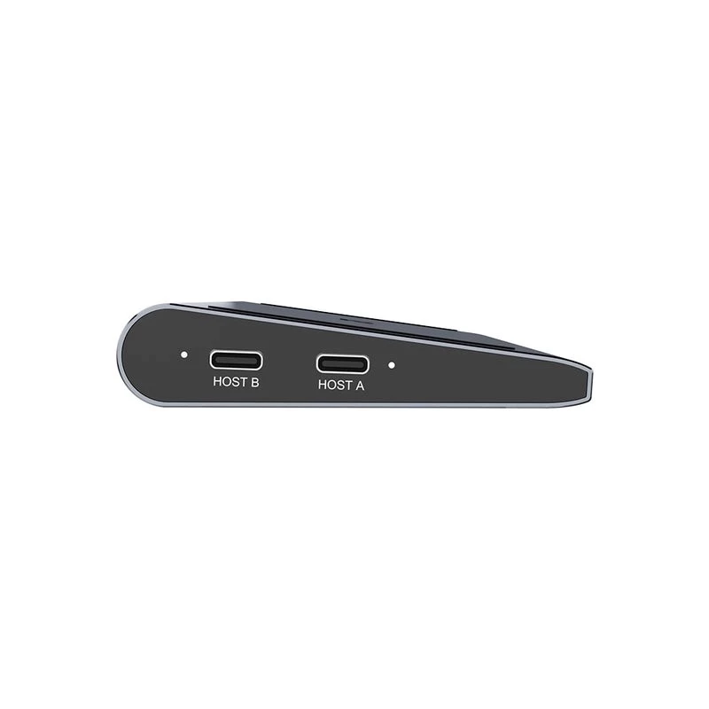 KVM switch Unitek D1106AGY01 USB-C Triple 4K docking station with KVM, 3x USB-A, 5x USB-C, HDMI×2, DP×1, RJ-45, SD reader, 3840×2160@60Hz, aluminium