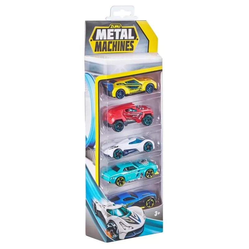 Zuru Metal Machines 5-Pack Die-Cast Cars 1:64, Series 2, Assorted