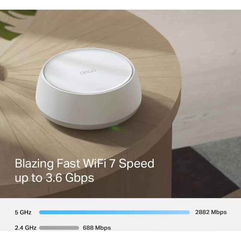 TP-Link Deco BE22 Dual-band (2.4 GHz / 5 GHz) Wi-Fi 7 (802.11be) White 2 Internal
