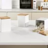 Food storage canister set Salter BW12898WEU7 white, 3-piece, multi-size airtight containers