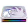 140mm Jonsbo ZA-140W PWM ARGB case fan, white, Infinity Mirror