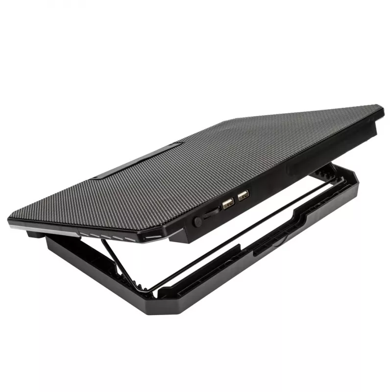 Laptop cooling pad Kolink KL-F500 for 17.3 inch (43.9 cm) — 6 fans, 1900 RPM, USB, Black