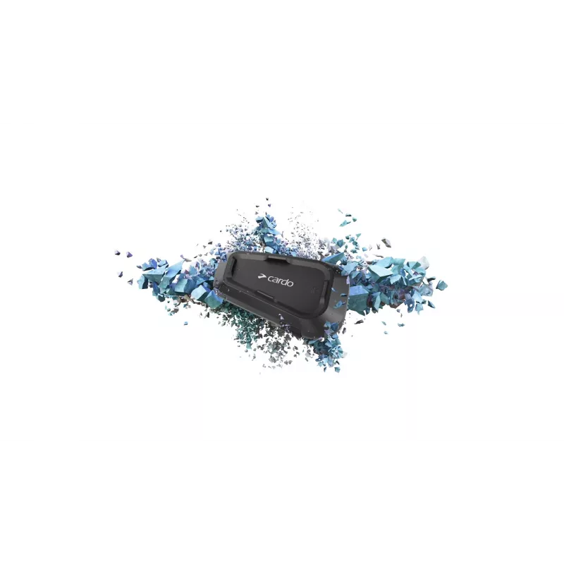 Cardo Spirit HD motorcycle intercom 2 channels 600 m Black