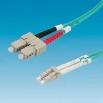 VALUE LWL-Cable 50/125µm OM3, LC/SC, turquoise 3m (21.99.8713)