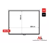 Projection screen Maclean MC-594 2.54 m (100 inch) 3:4