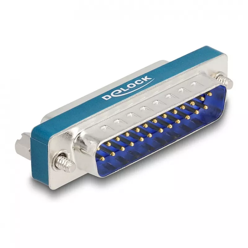 DeLOCK RF/EMI Interference Suppression Filter D-Sub 25 pin male to female low-pass inductive