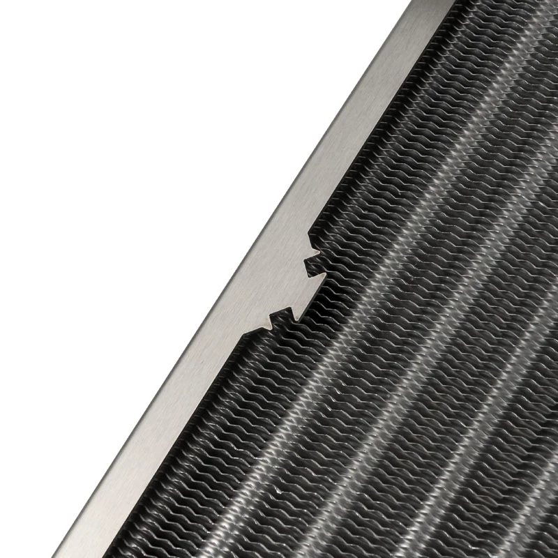 Radiator Aqua-Computer airplex radical 2/480 — Aluminium/Copper/Stainless steel, 520×140×40 mm