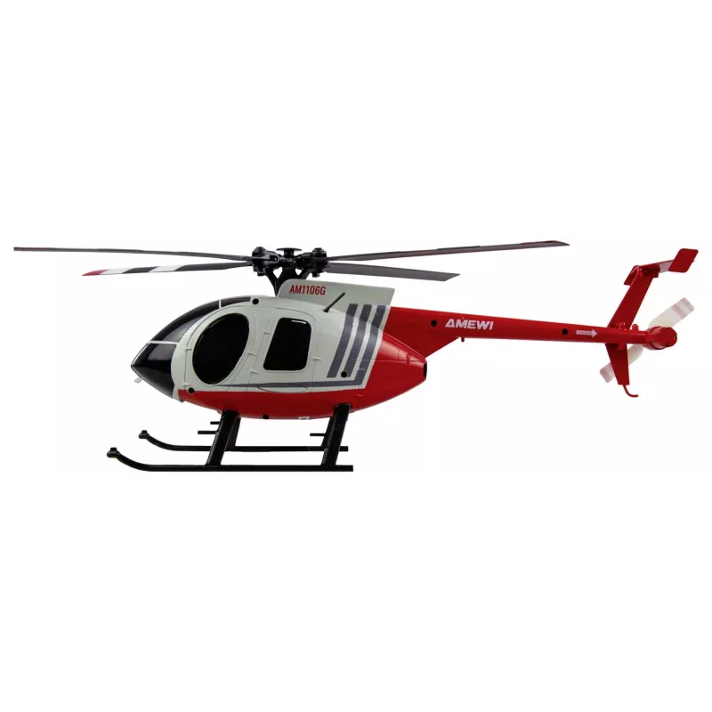 Amewi RC Helicopter MD500 Li-Po Battery 350mAh Silver/Red (25354)