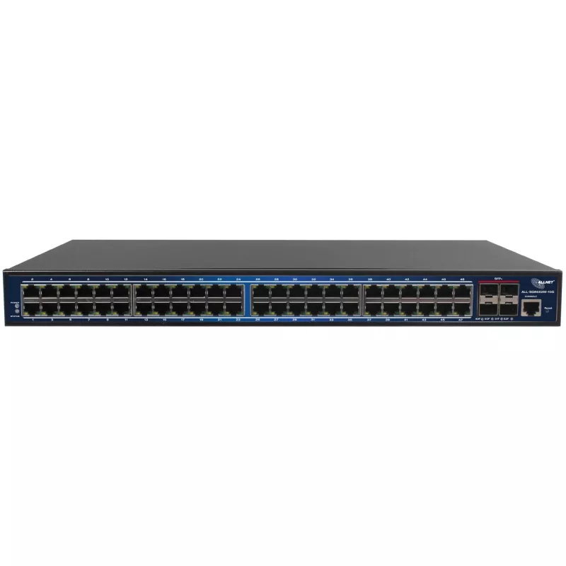 Switch ALLNET ALL-SG8652MJ-10G 48+4P 10G Ethernet managed