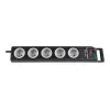 Power Extension Brennenstuhl 1153380115 2.5m 5 AC Outlets Black Grey