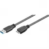 USB A to Micro-USB B cable GOOBAY 95026 — 1.8 m, male-to-male, black