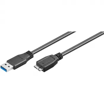 USB A to Micro-USB B cable GOOBAY 95026 — 1.8 m, male-to-male, black