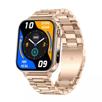 Smartwatch Colmi P80 Steel Gold — 1.4 inch display, heart rate monitor