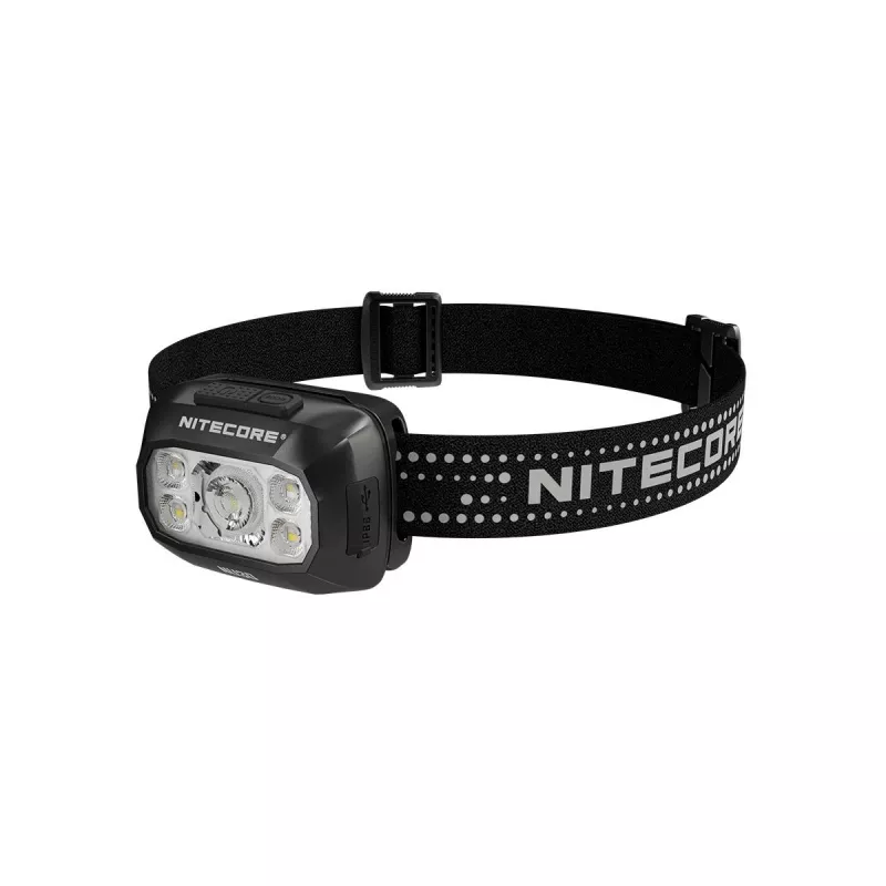 Headlamp Nitecore NU30 — compact wearable LED headlamp, up to 500 lumens, multiple output levels, red-light mode