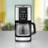 Drip coffee maker Rommelsbacher FKM1000, 1.5 L water tank, 12 cups, stainless steel/black