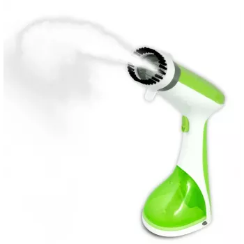 Handheld garment steamer ESPERANZA EHI008 — 1400 W, 0.22 L water tank, 20 g/min continuous steam, 1.6 m cord, green