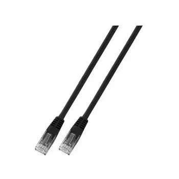 EFB-Elektronik RJ45 Patch Cable Cat.6 U/UTP PVC CCA black 5m Manufacturer: EFB Elektronik (K8100SW.5)