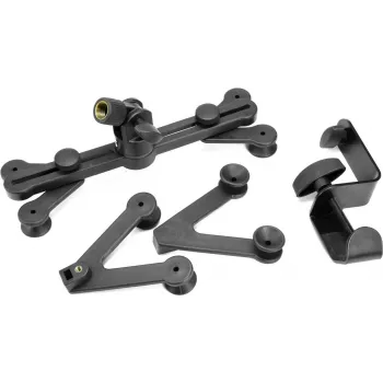 Microphone stand pad holder Omnitronic IH-2 adjustable — shock-absorbing pad mount for microphone stands