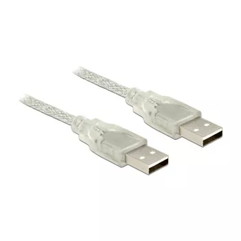 USB Cable DeLOCK 83888 USB 2.0 1.5m Transparent