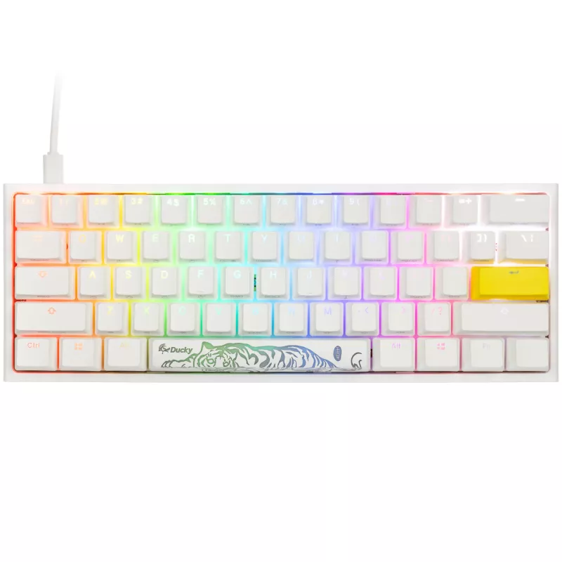 Mechanical Gaming Keyboard Ducky One 2 Pro Mini RGB LED with Cherry MX Blue switches, 60% layout