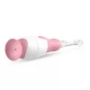 Electric toothbrush neno Denti Pink for children — vibrating, soft bristles, AAA battery, 2‑min timer