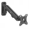 Maclean MC-458 wall monitor mount, gas spring, height adjustable, 17-27 inch, up to 7 kg, VESA 75x75/100x100, black
