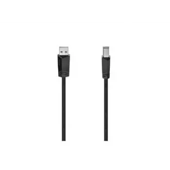 Hama 00200602 USB cable USB 2.0 1.5 m USB A USB B Black
