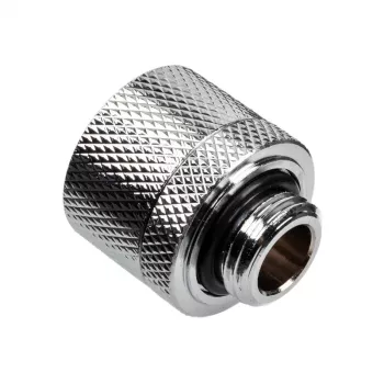 Alphacool Eiszapfen Connector straight G1/4 inch AG to 16/10mm - chrome Silver