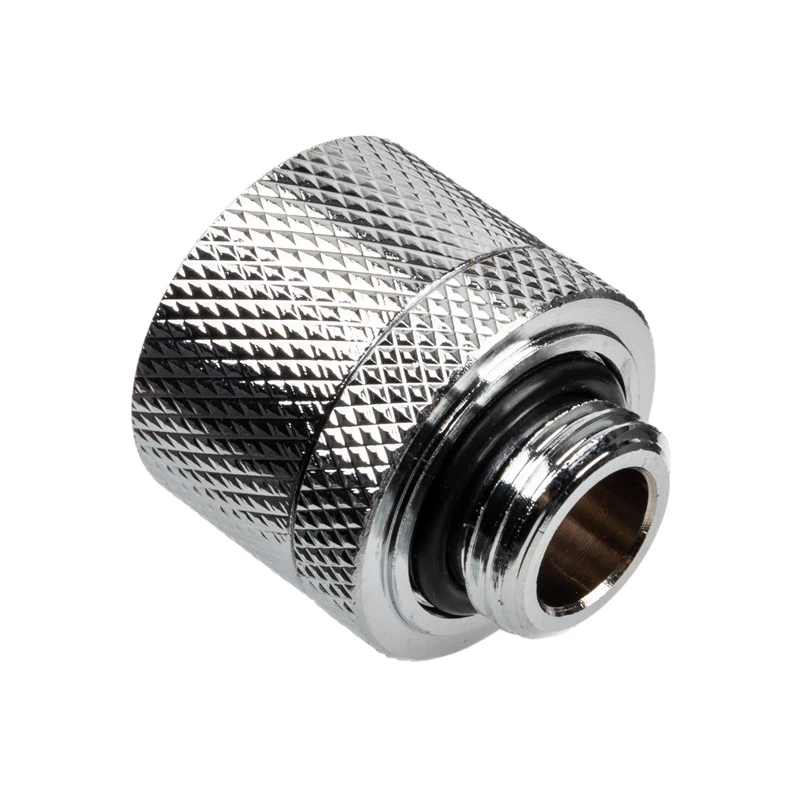 Alphacool Eiszapfen Connector straight G1/4 inch AG to 16/10mm - chrome Silver