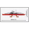 Construction set Cobi Battleship Tirpitz model with 593 pieces, scale and display features