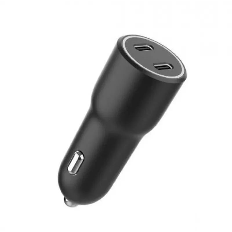 Gembird TA-UC-C2PD40-CAR-01 Power Adapter Black