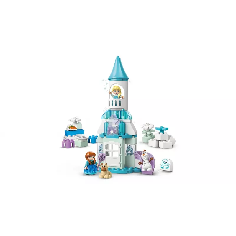 Construction toy LEGO DUPLO 10455 Disney Anna and Elsa's Ice Palace Party — DUPLO set, 54 pieces, 4 minifigures, age 2+