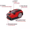 Power X-Change Robot Mower FREELEXO CAM PLUS 600 (Red/black, Li-Ion Battery Plus 4,0Ah, Camera + Sensor)