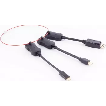 shiverpeaks HDMI-A Adapter Set, Displayport/ mini Displayport/ USB-C Plug, 4K60Hz (BS10-01020)